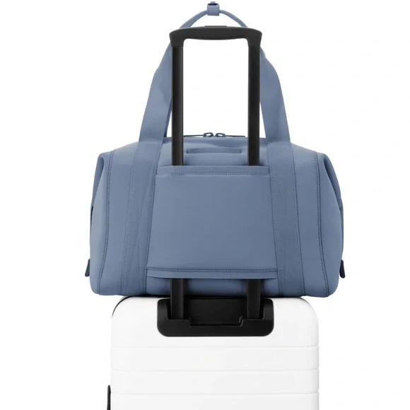 Dagne Dover Large Neoprene Carryall Duffle Bag sh Blue - Picture 3 of 11